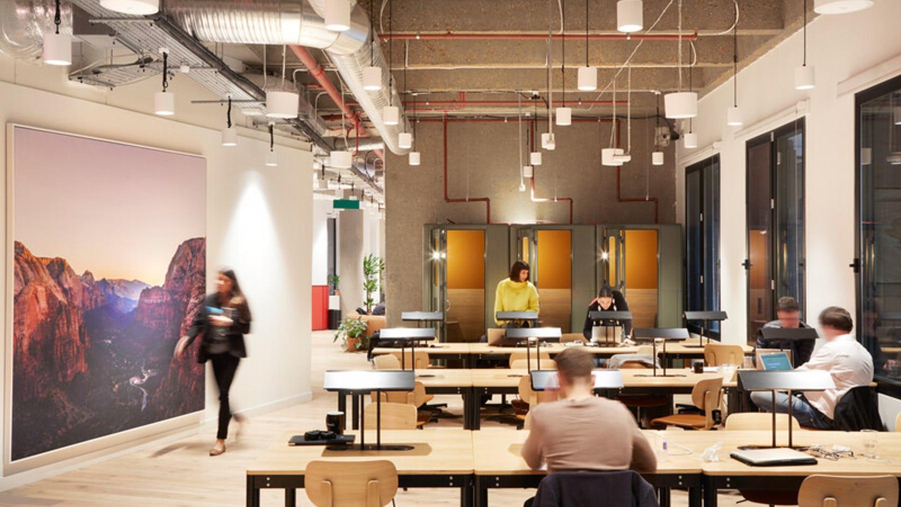 Interior of WeWork No 1 Poultry