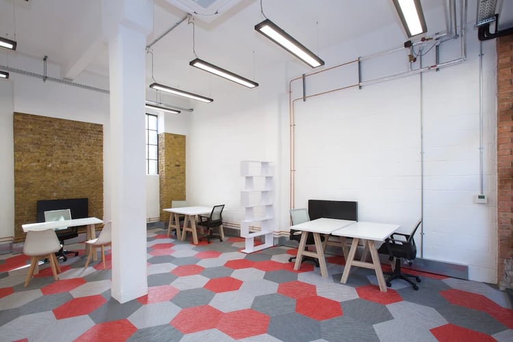 Interior of Workplace Plus - Islington Studios